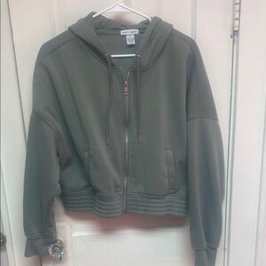 American Eagle Olive Green Hoodie